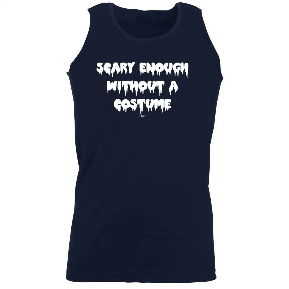 Scary Enough Graphic Tank Top