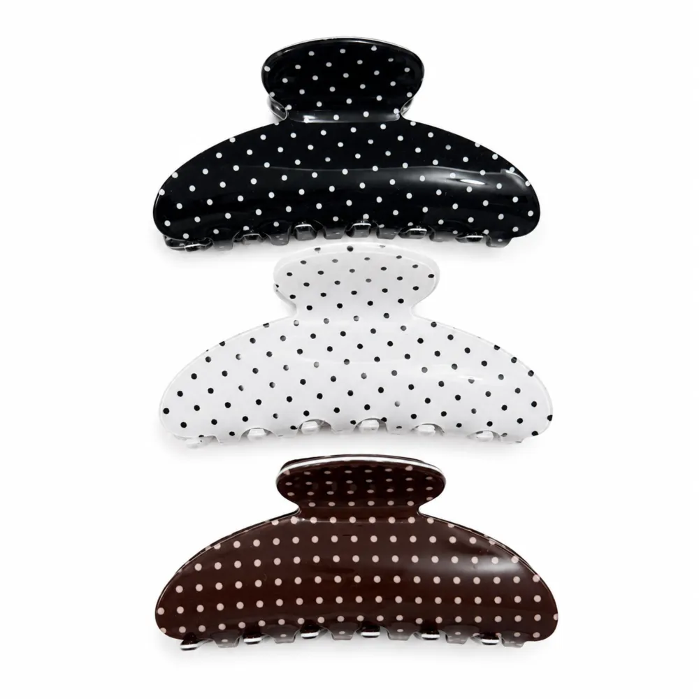 Mini Polka Dot Claw Clip