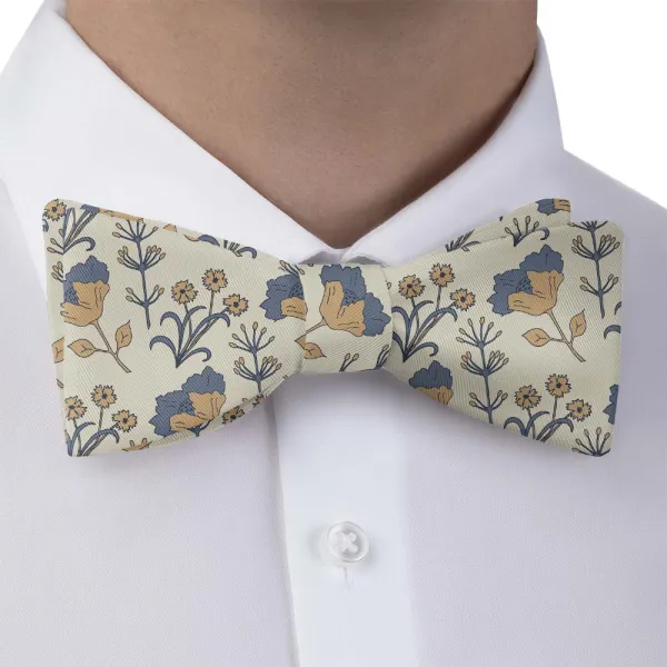 The Lyn Floral Motif Bow Tie