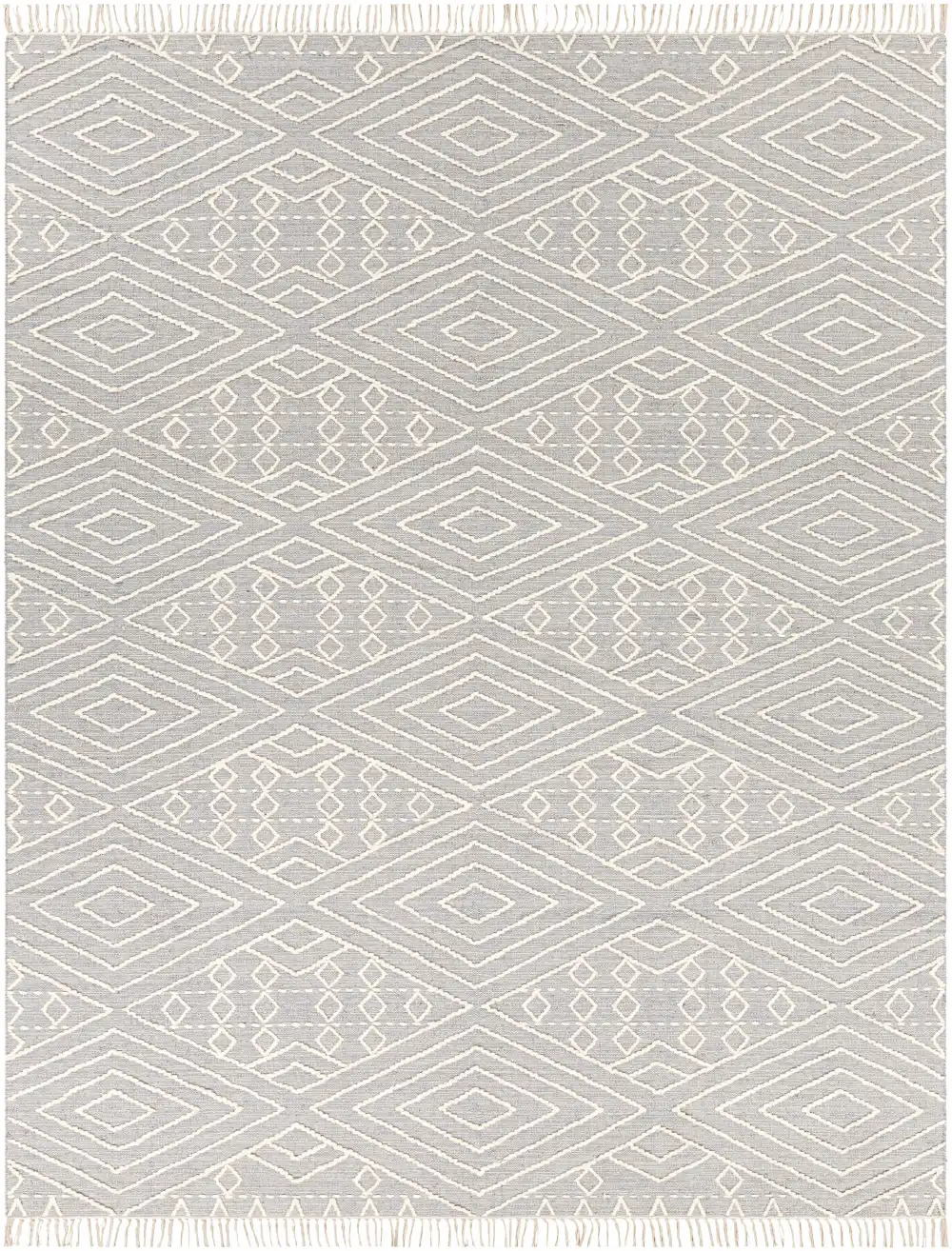 Warm Bohemian Wool Area Rug