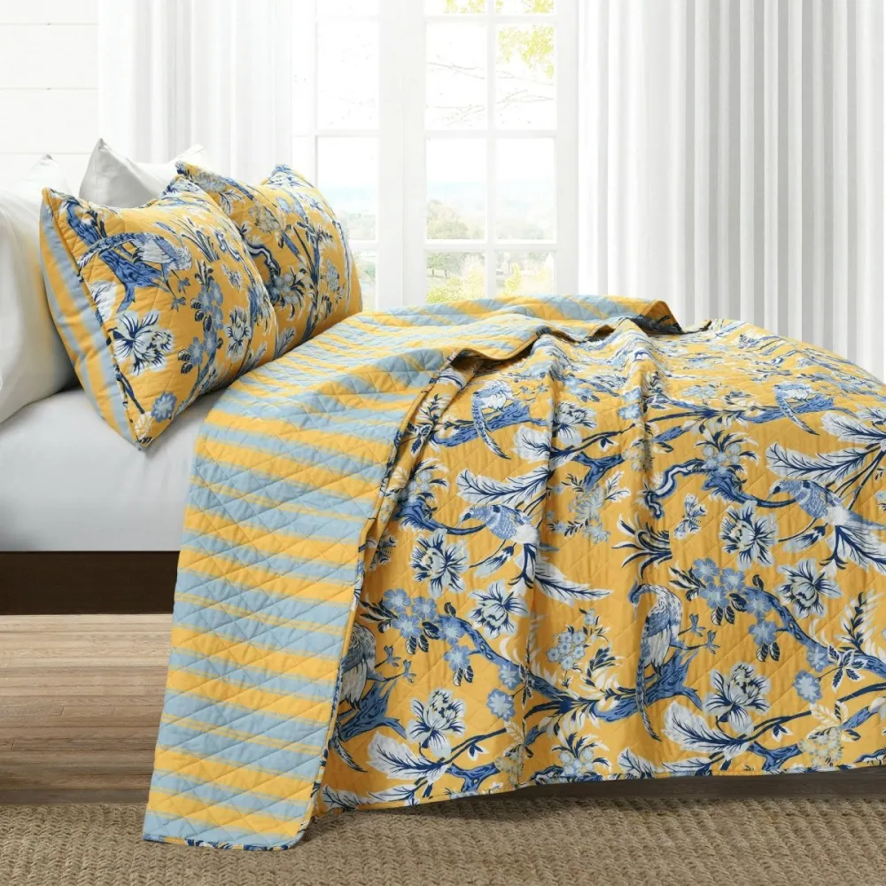 Everyday Cotton Polyester Quilt Bedding Set