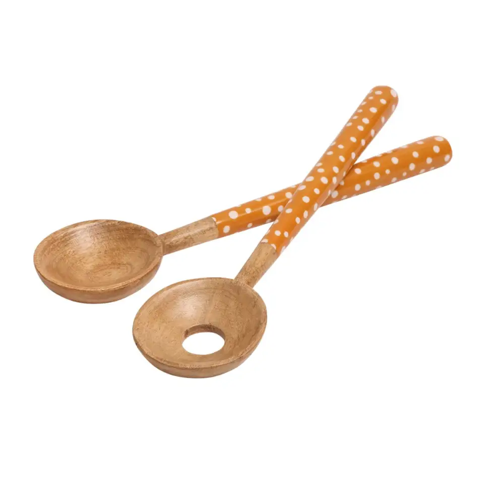 Mango Wood Salad Servers for Family Meals