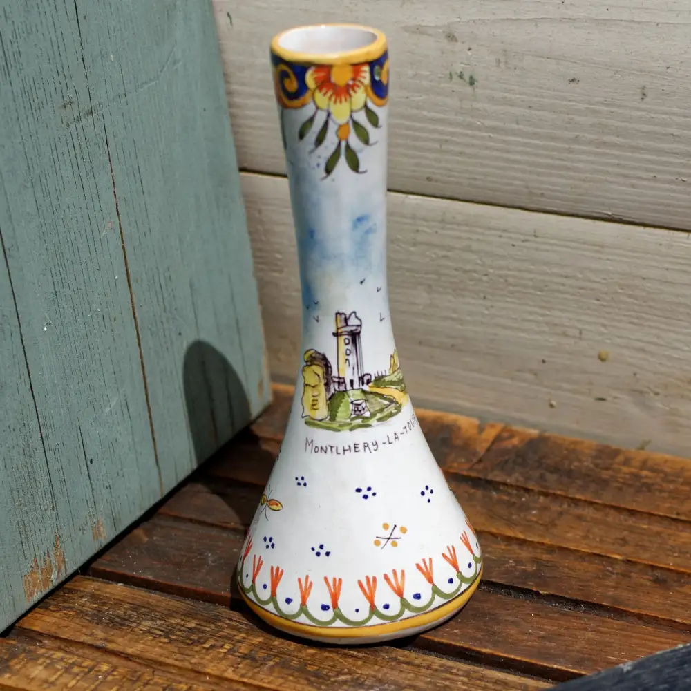 Transferware Hand-Painted Drinkware Mug