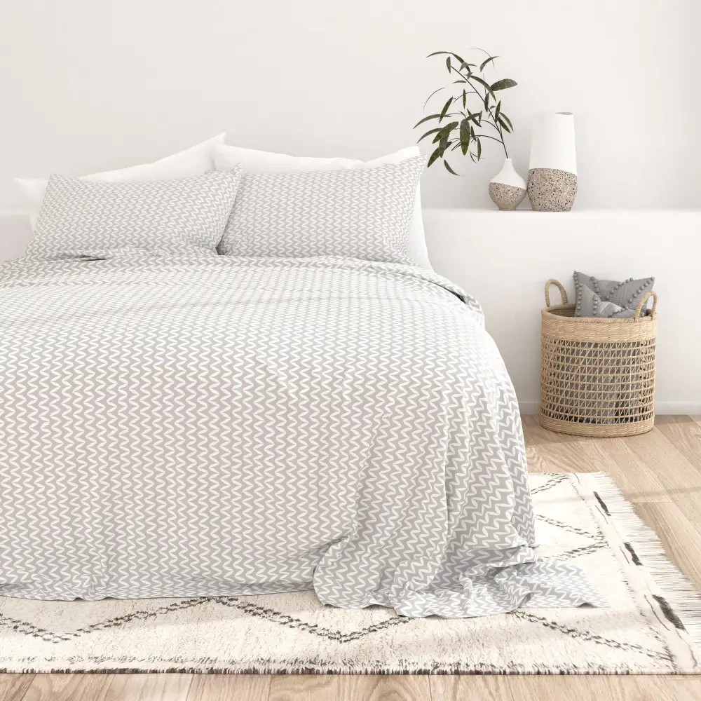 Puffed Chevron Pattern Sheet Set