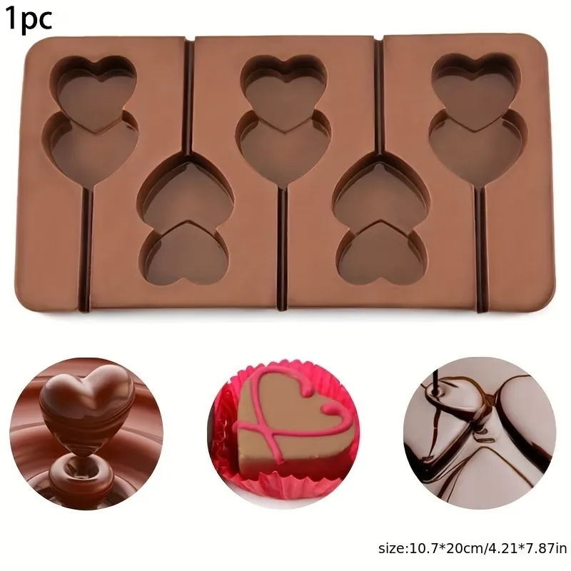 Double Heart Chocolate Mold