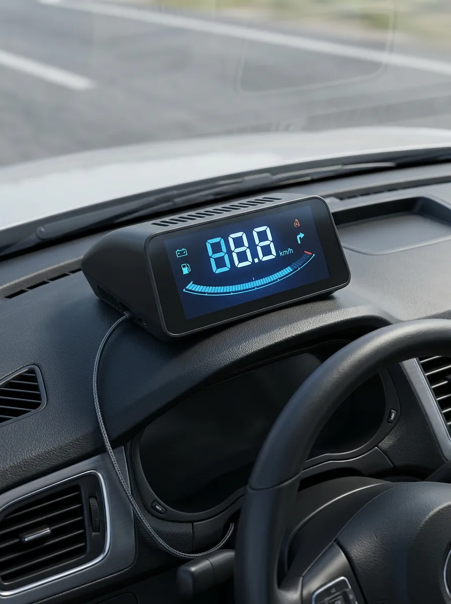 Portable Digital-Speedometer HUD LED-Display Car HUD Display