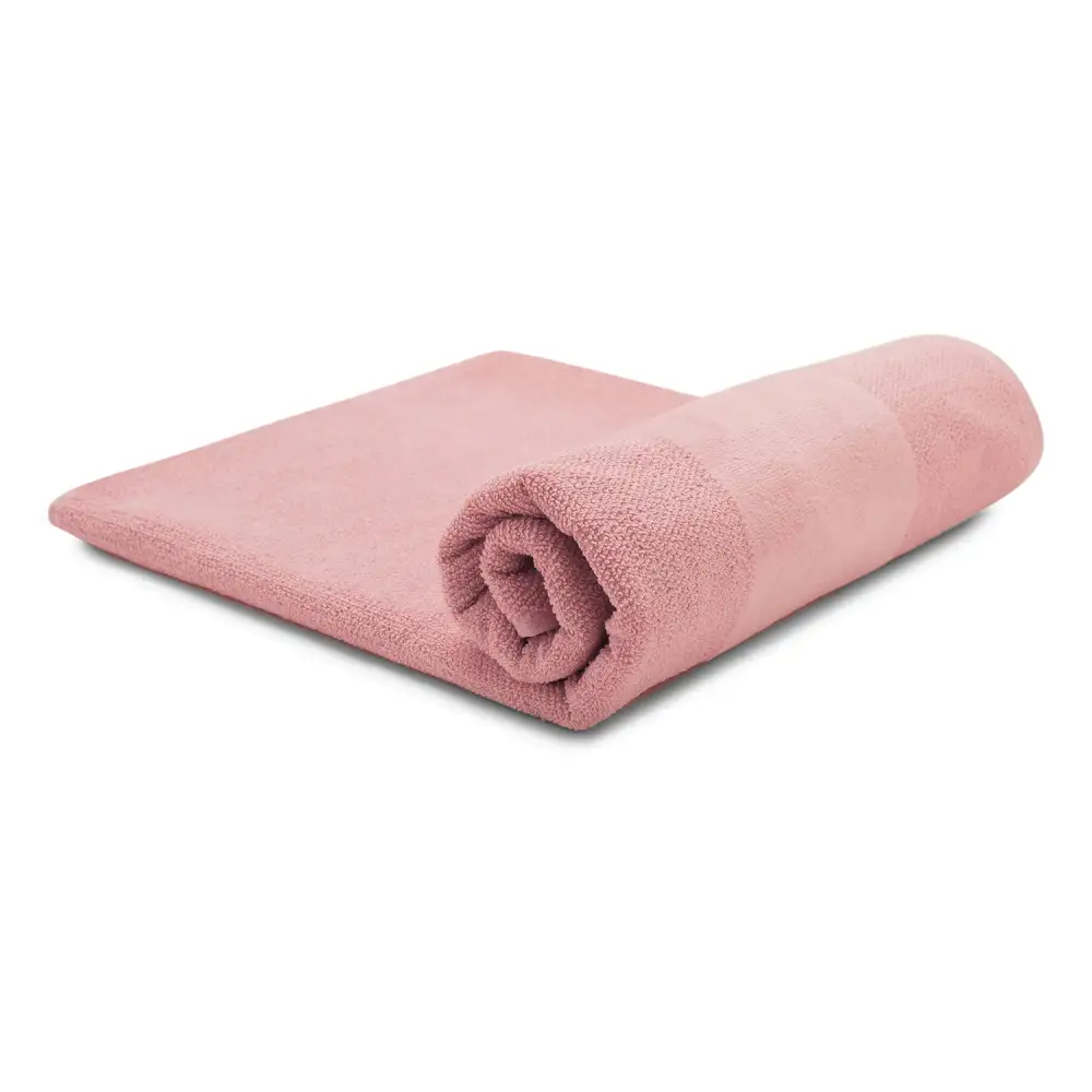 Soft Pink Cotton Bath Towel
