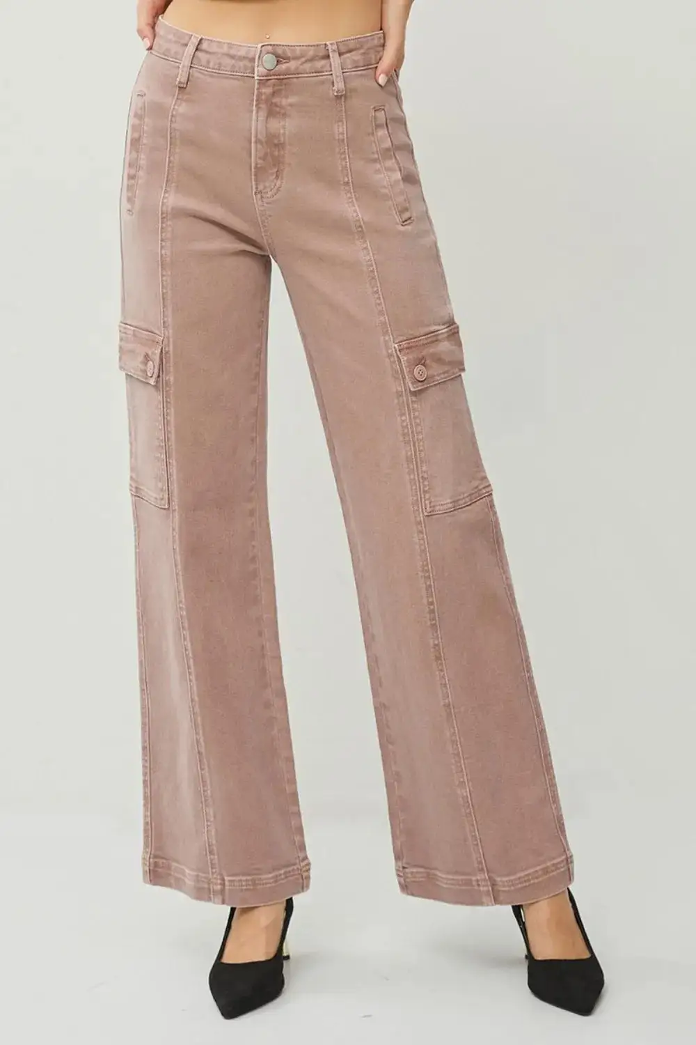 High Rise Wide Leg Jeans