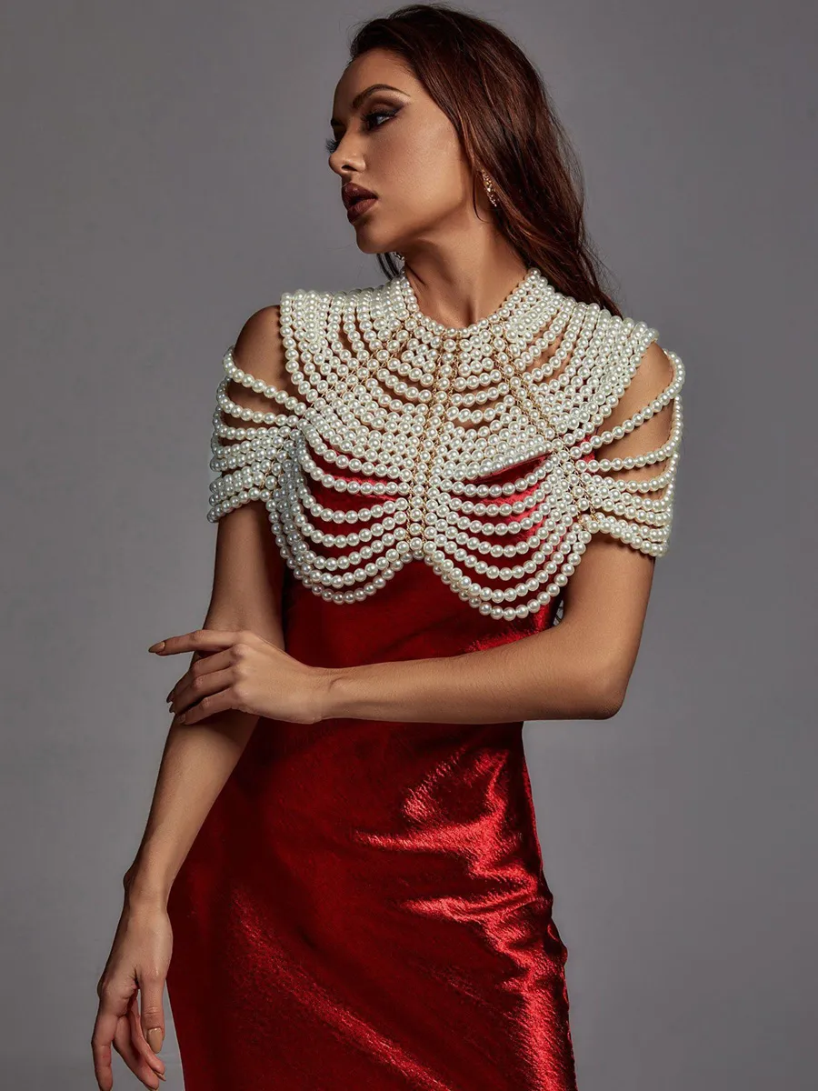 Katherine Pearl Shawl Top