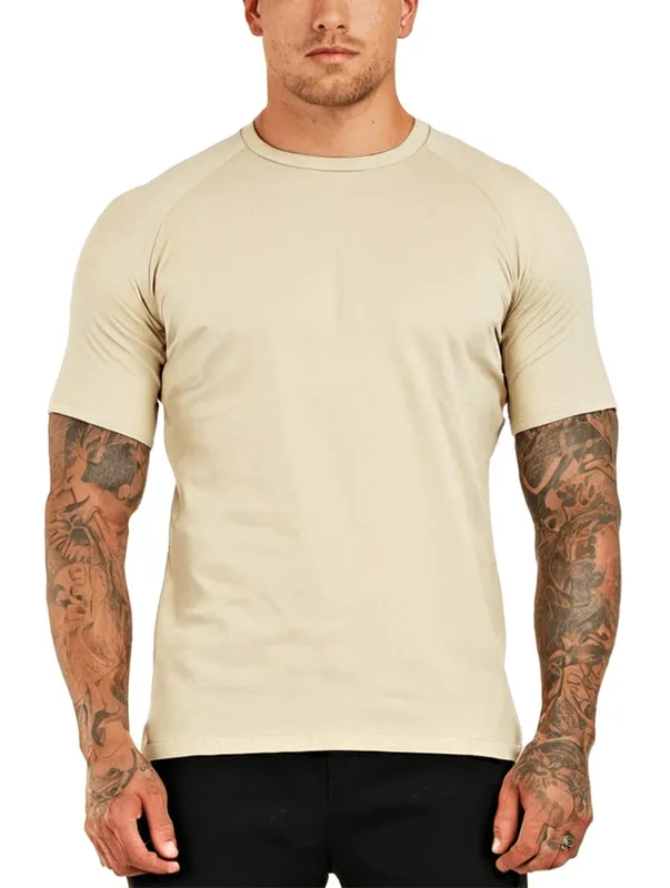 Khaki Clean Fit T-Shirt