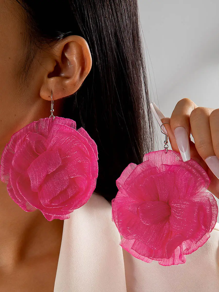 Contemporary Pearl-Inspired Drop Earrings