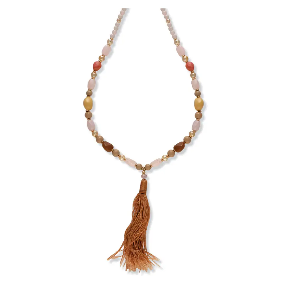 Bohemian Necklace with Pendant Detail