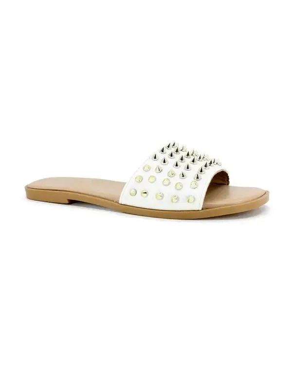Studded Women's Flat Sandals