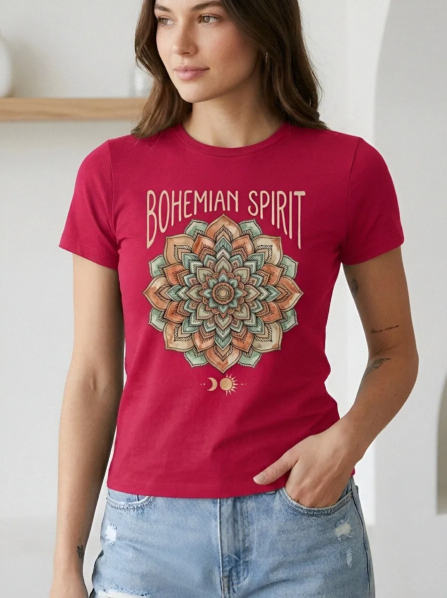 Bohemian Spirit Mandala T-Shirt
