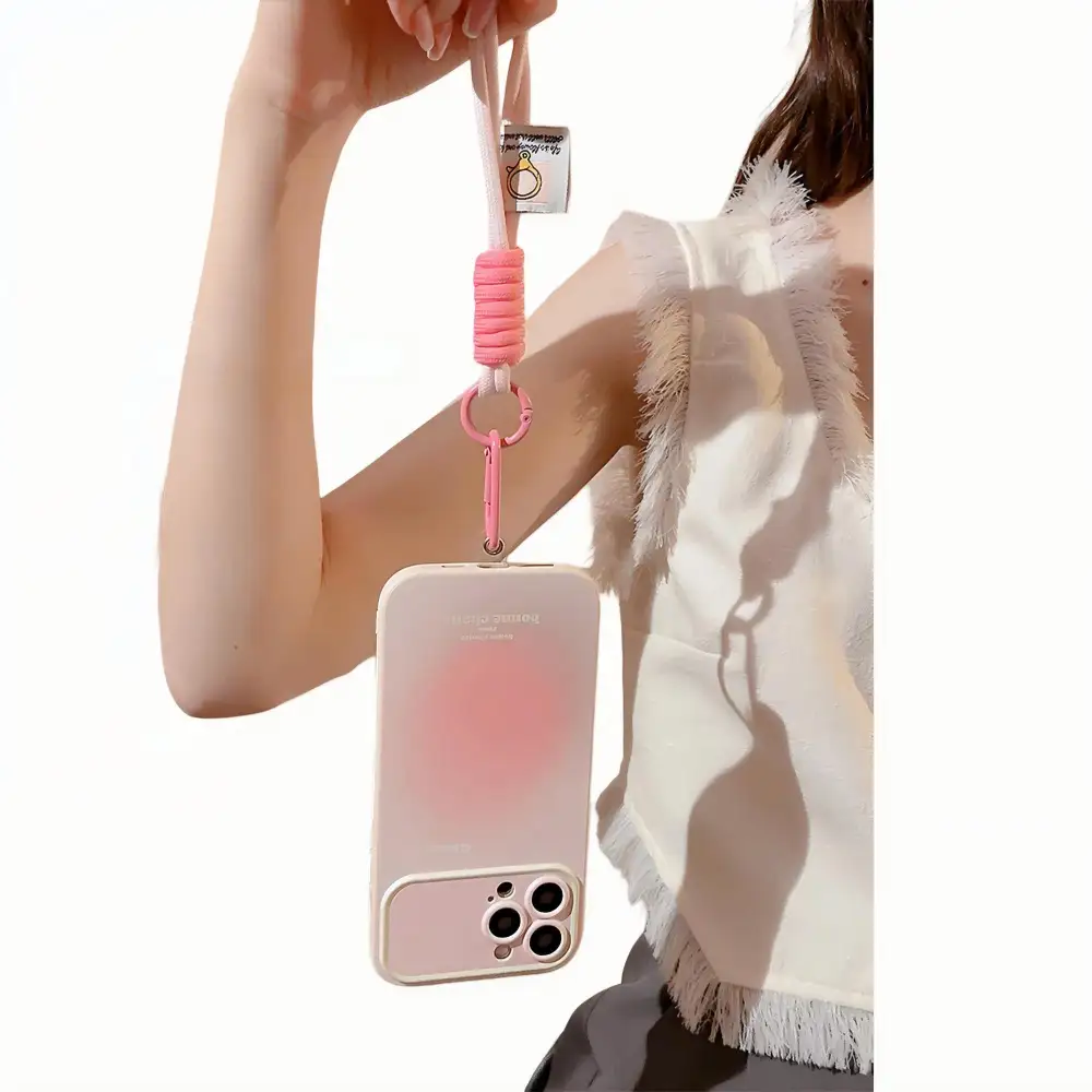 Gradient Wrist Strap Phone Case