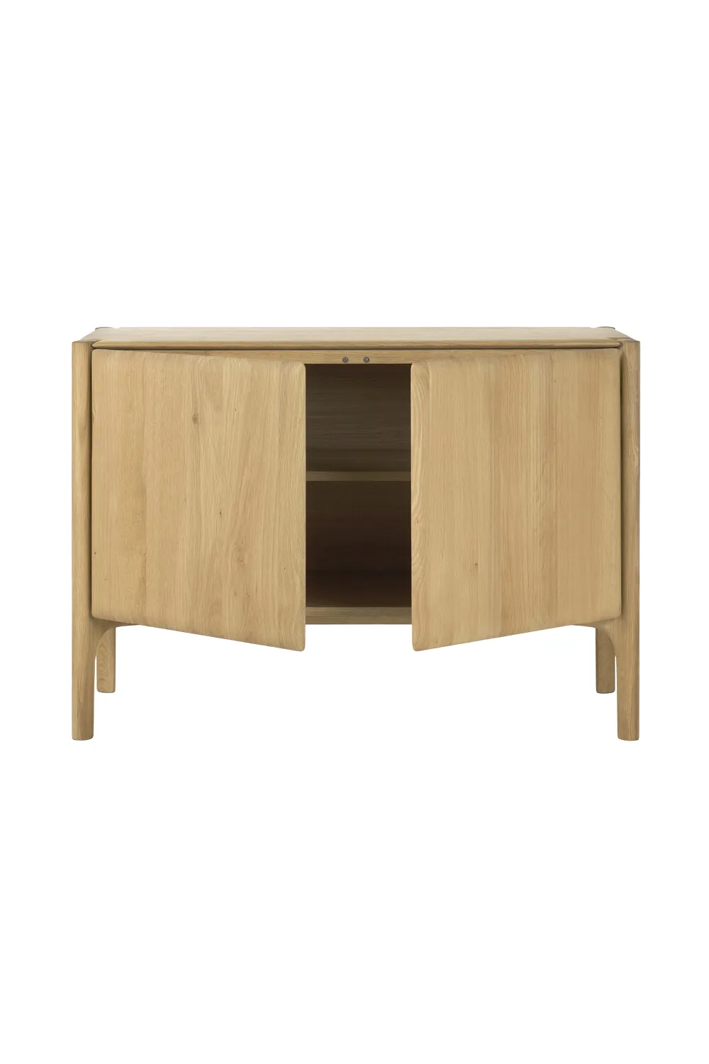 Fluted Oiled Oak Sideboard