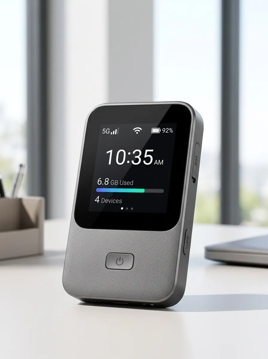 Touchscreen 5G Portable WiFi