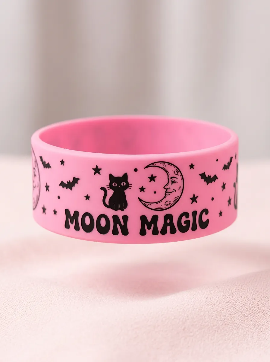 Moon Magic Halloween Graphic Wristband