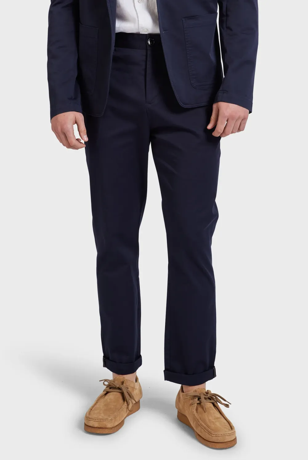Slim Fit 5 Pocket Stretch Cotton Casual Pants