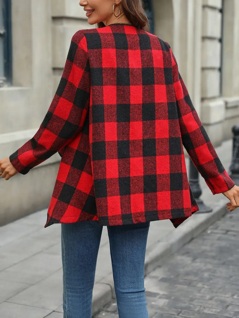 Soft Plaid Jacket
