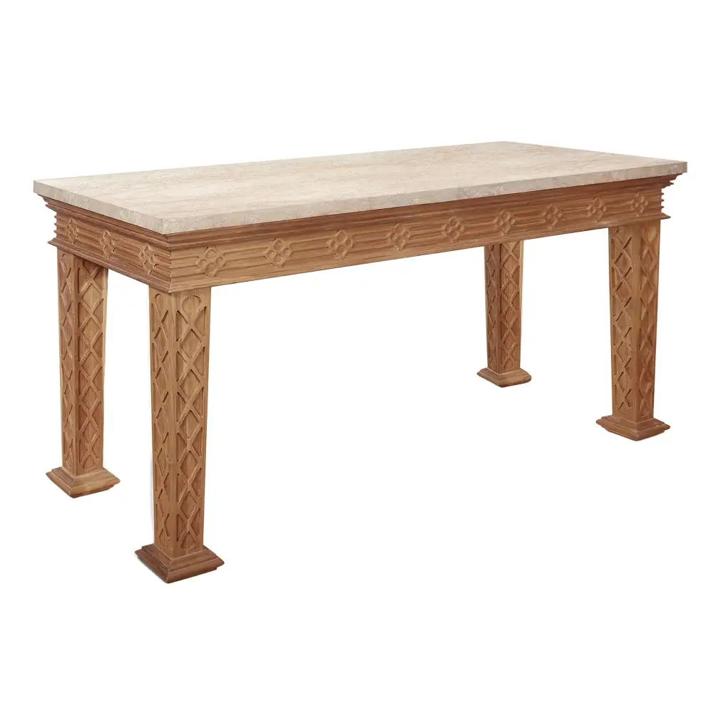 Modern Textured Classic Console Cabinet