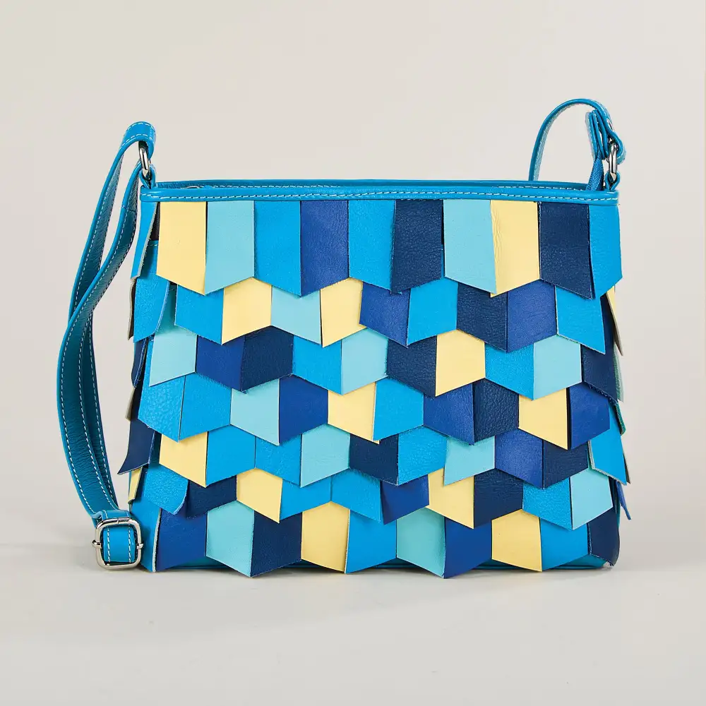 Leather Fringed Crossbody Bag