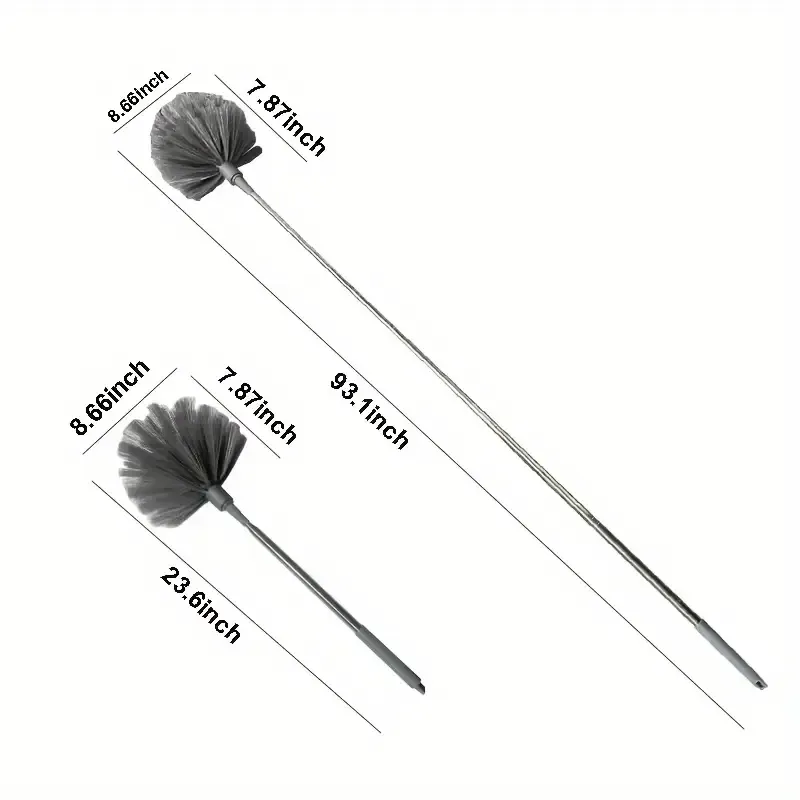 Adjustable Length Spider Web Ceiling Cleaner