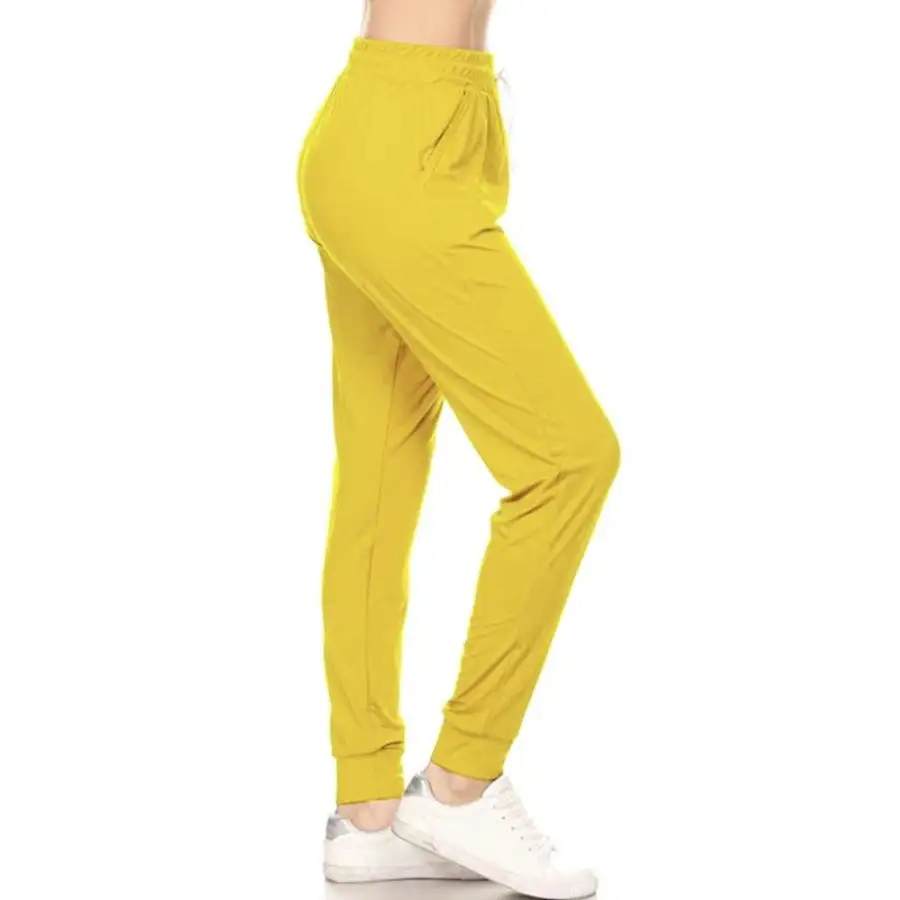 Graceful Buttery Soft Solid Colour Joggers Tracksuit Bottoms