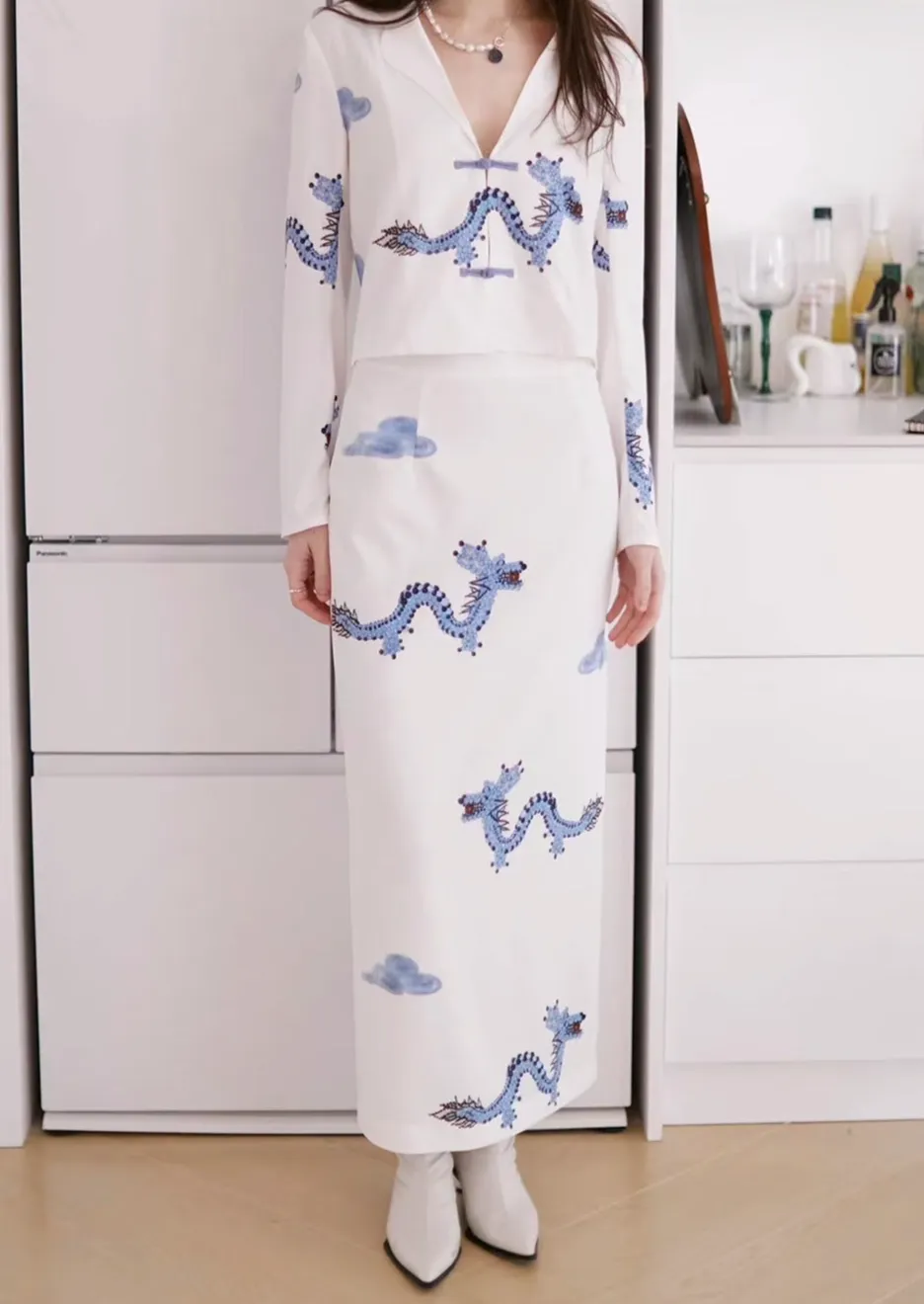 Simple Modern Everyday Casual Polyester Skirt