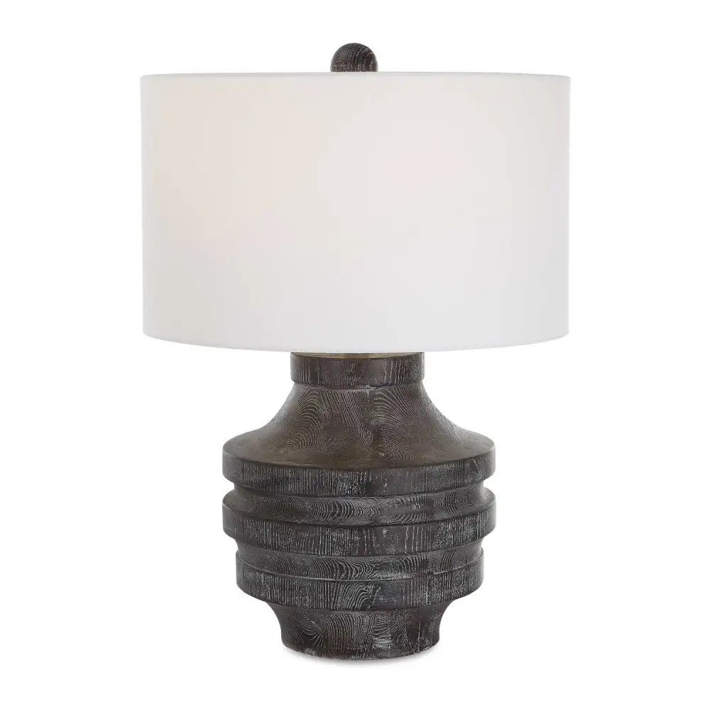 Wooden Rustic Table Lamp