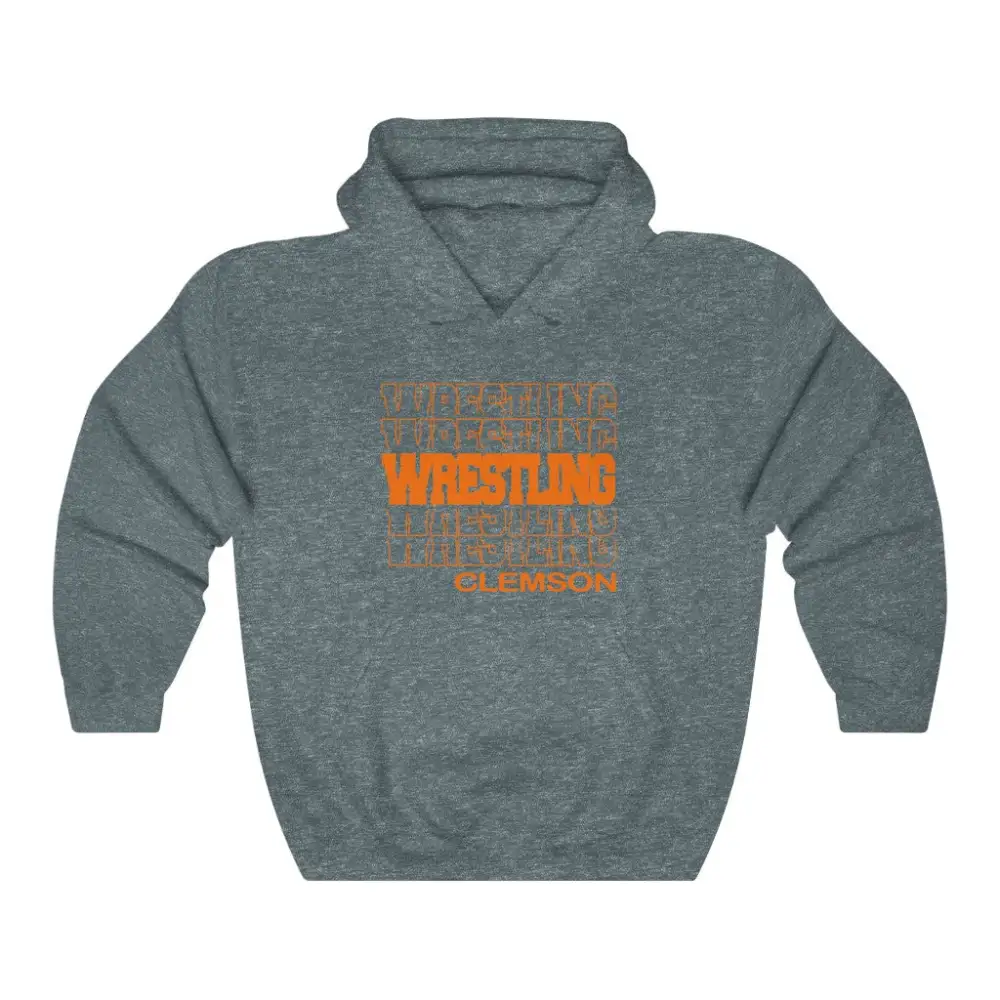 Varsity Wrestling Stacked Letter Hoodie