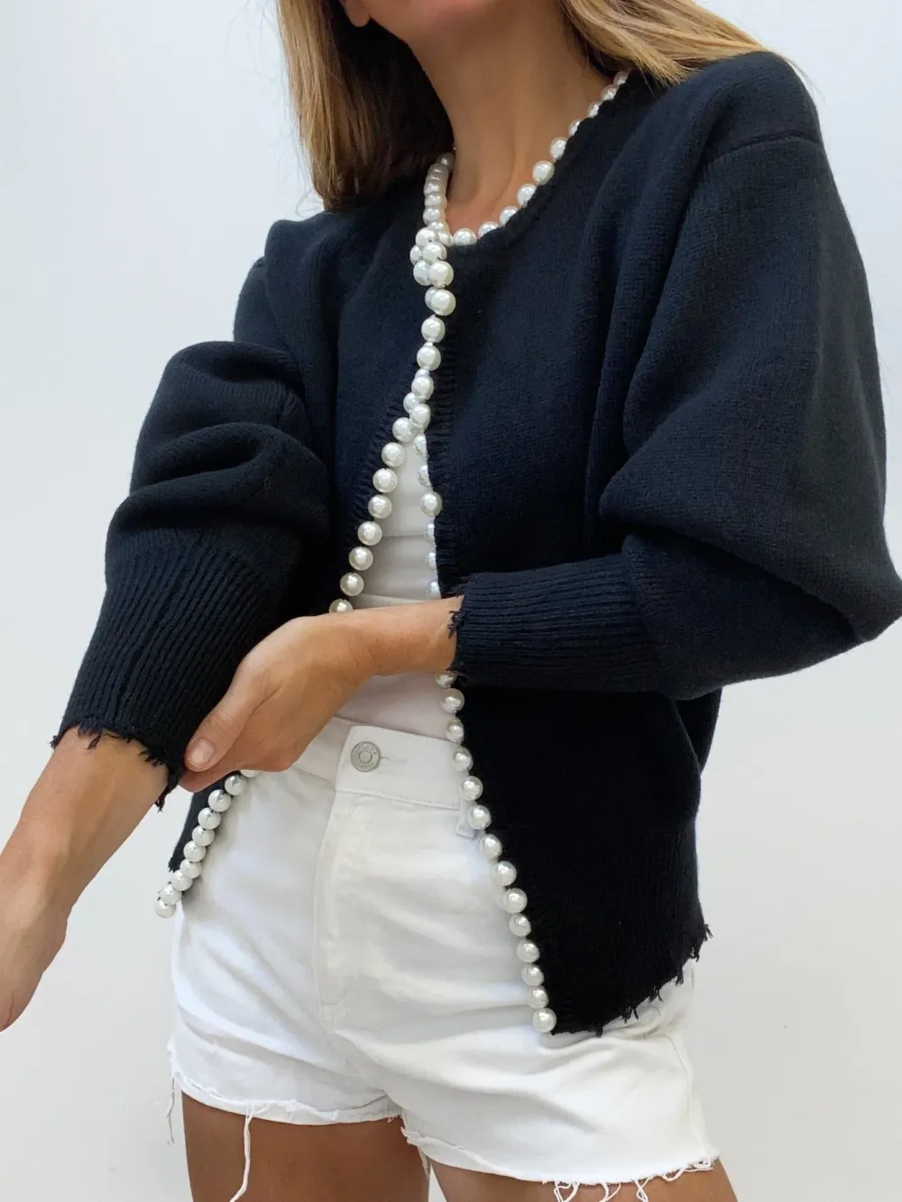 Pearl Detail Cardigan