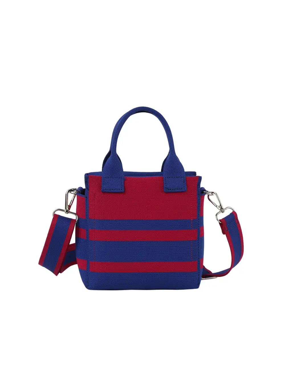 Classic Detail Pocketed Canvas Tote Bag