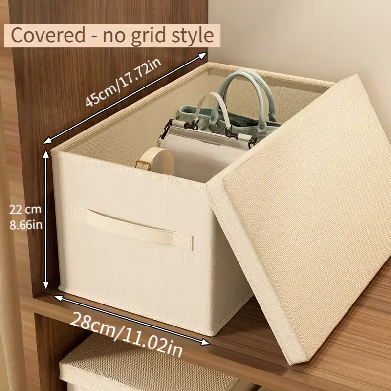 Fabric Storage Container with Handle
