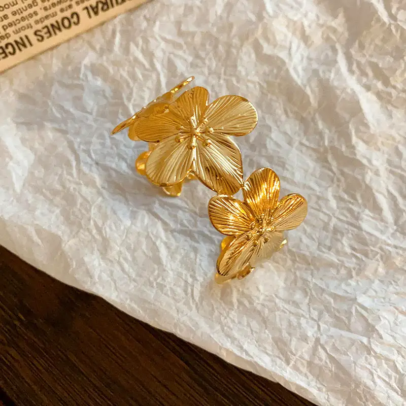 Floral Statement Hand Chain Jewelry