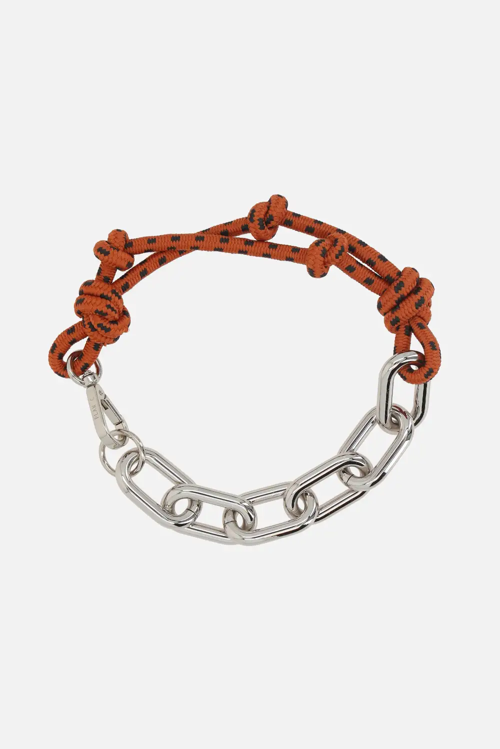 Modern Silver Tone Chain Necklace