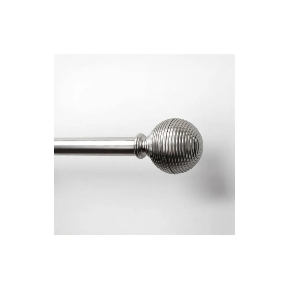 Adjustable Ball Finial Metal Alloy Curtain Rod
