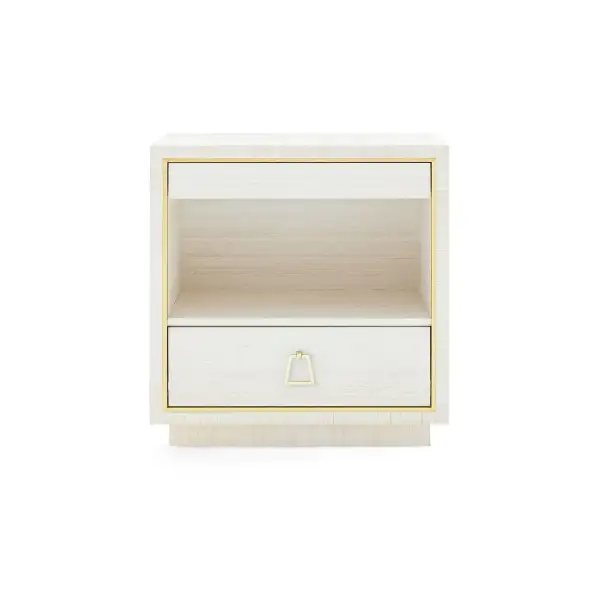 Architectural Drawer Storage Side Table