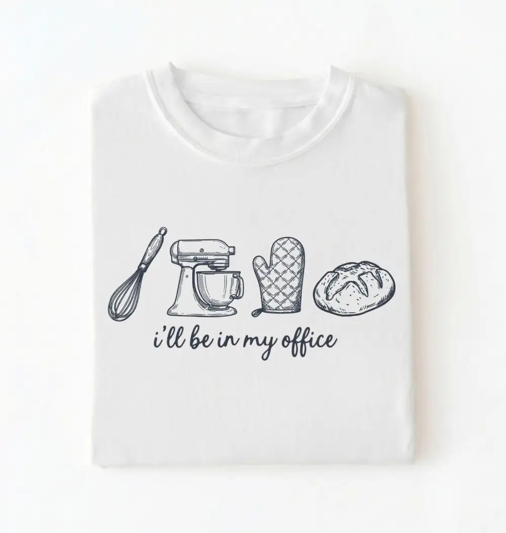 Baking Workspace Everyday Graphic Cotton Tee