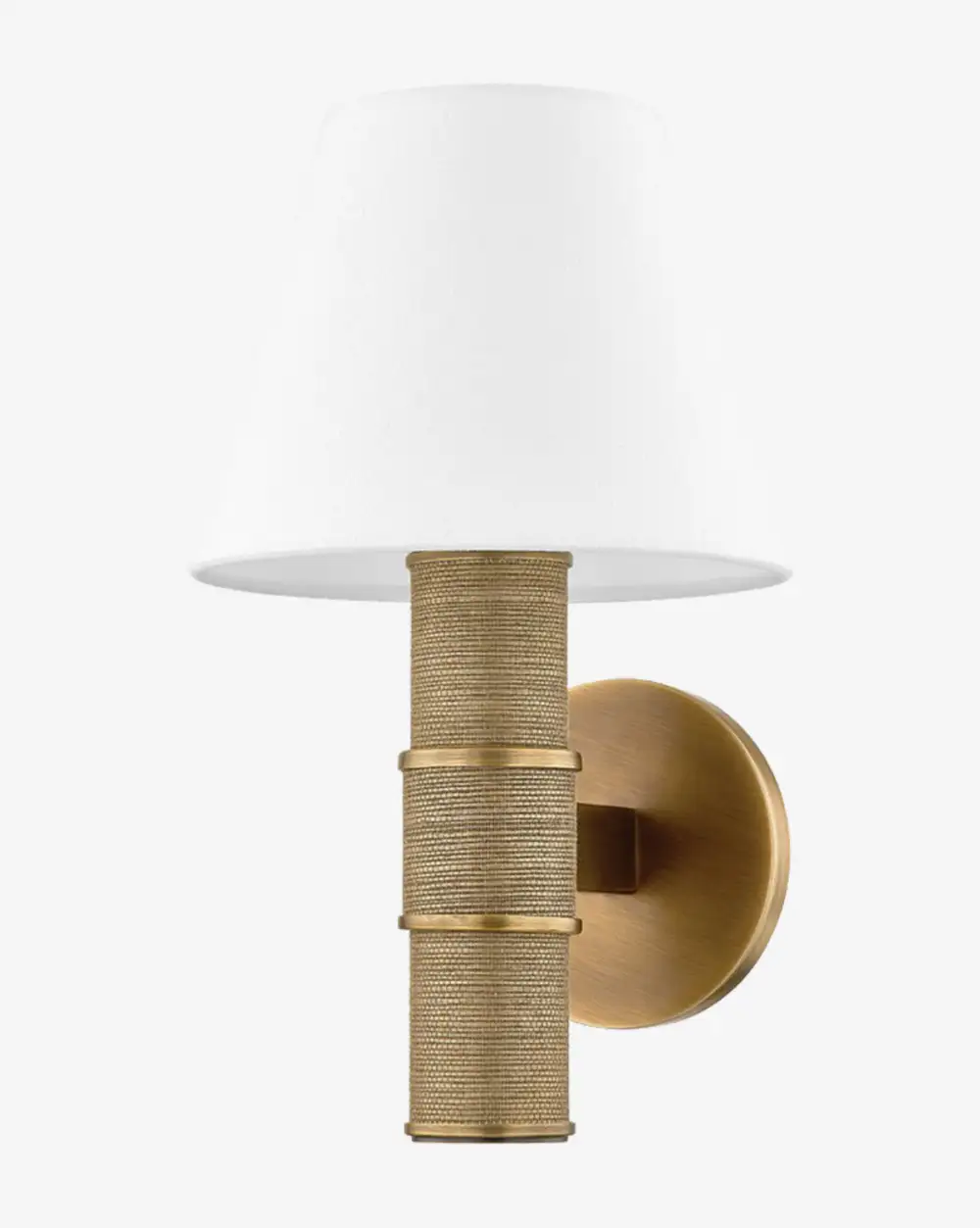 Wrapped-Detail Modern Wall Sconce