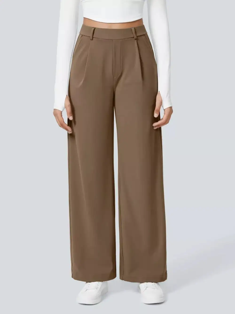 Wide Leg Pocketed Everyday Pants