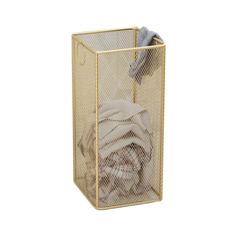 Rectangular Steel Metal Laundry Basket