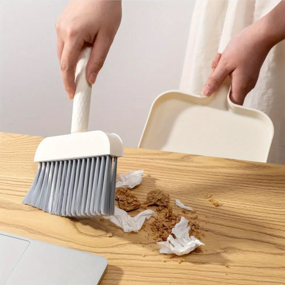 Portable Dustpan and Brush Combo
