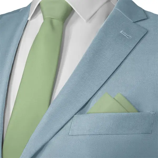 Minimal Coordinated Solid Pocket Square