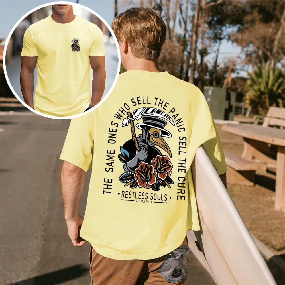 Mystic Creature Quote Themed Graphic T-Shirt