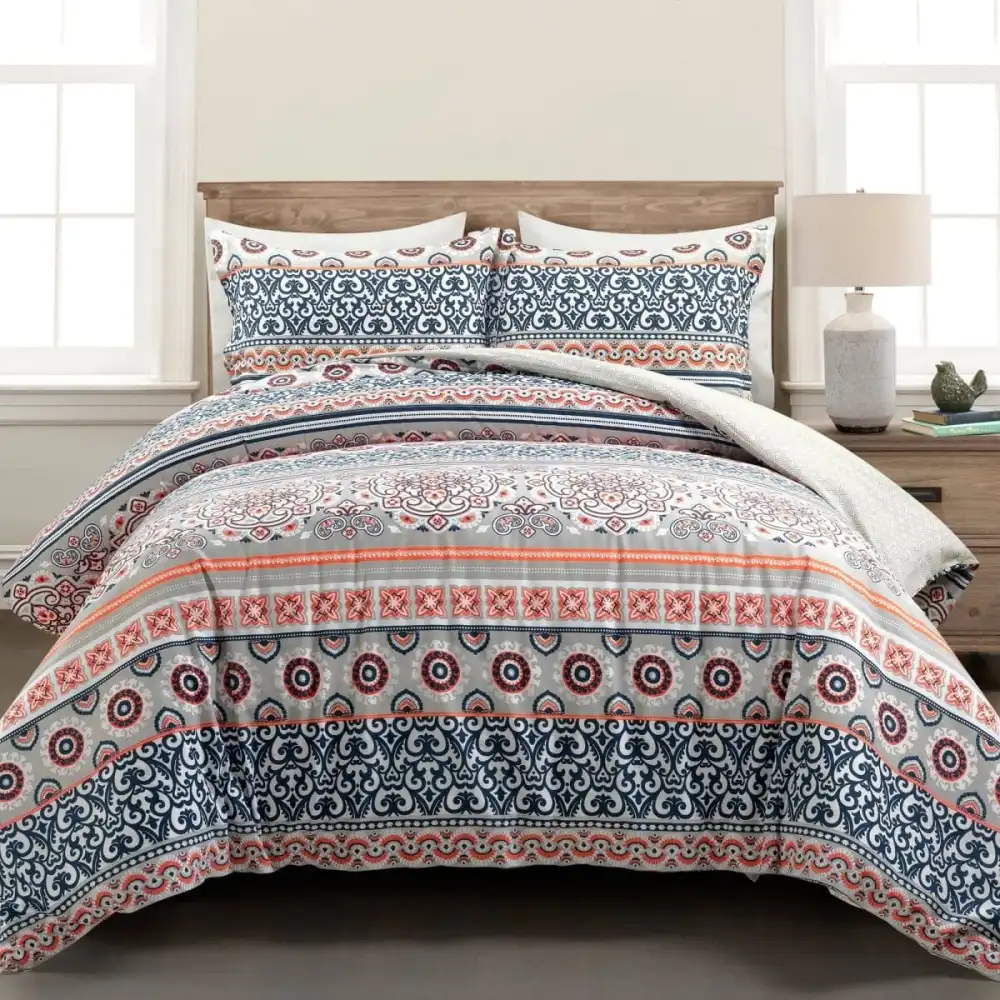 Fresh Cotton Striped Duvet Cover Bedding Set