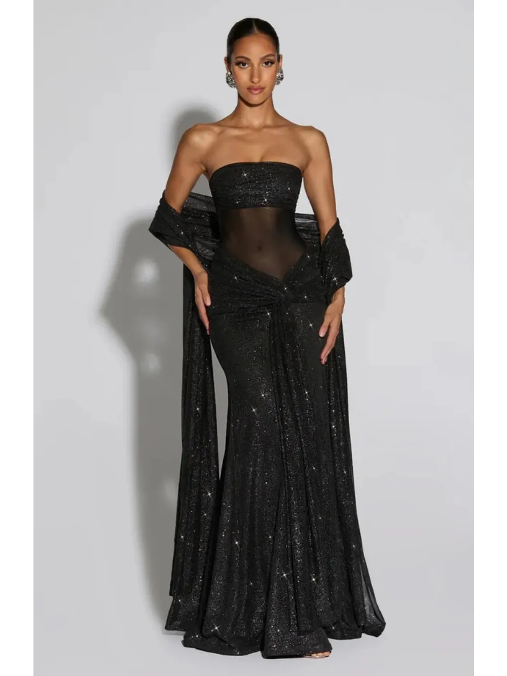 Anika Maxi Dress In Black