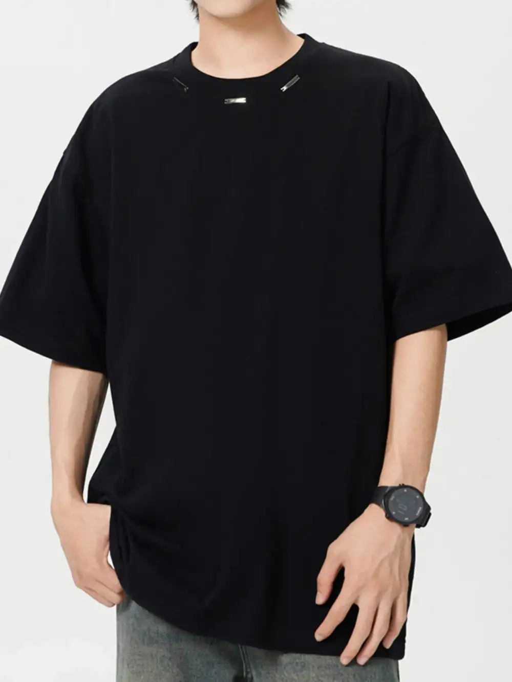 Everyday Crew Neck Short Sleeve Oversized Tee