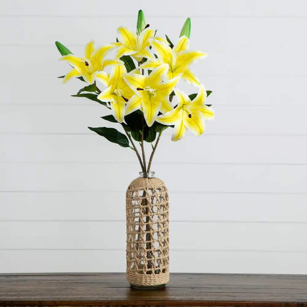 Artificial Lily Flower Stems
