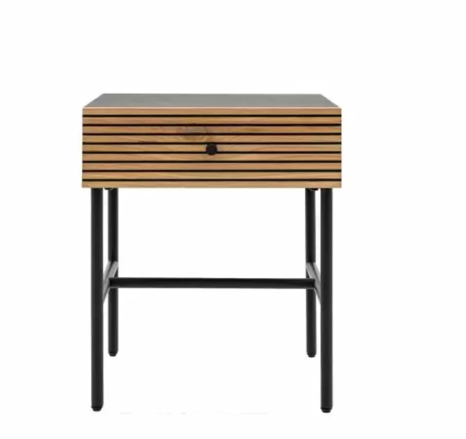 Contemporary Drawer-Storage Bedside Table